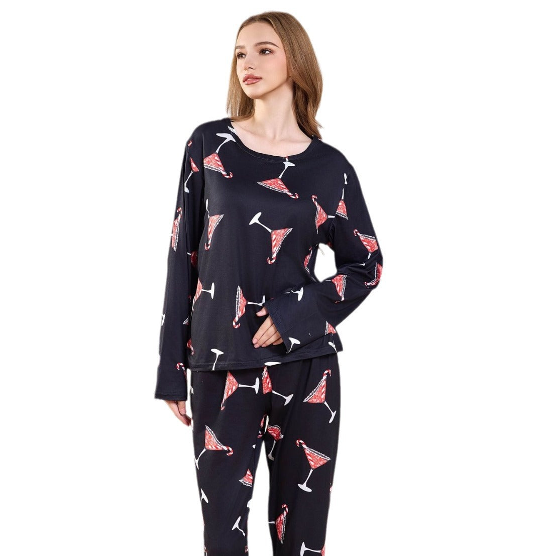 Cartoon Two Piece Set Suit Milk Silk Homewear