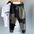 Trendy Cargo Pants Men's Fashionable Loose Straight Men's Casual Trousers Ding Thin