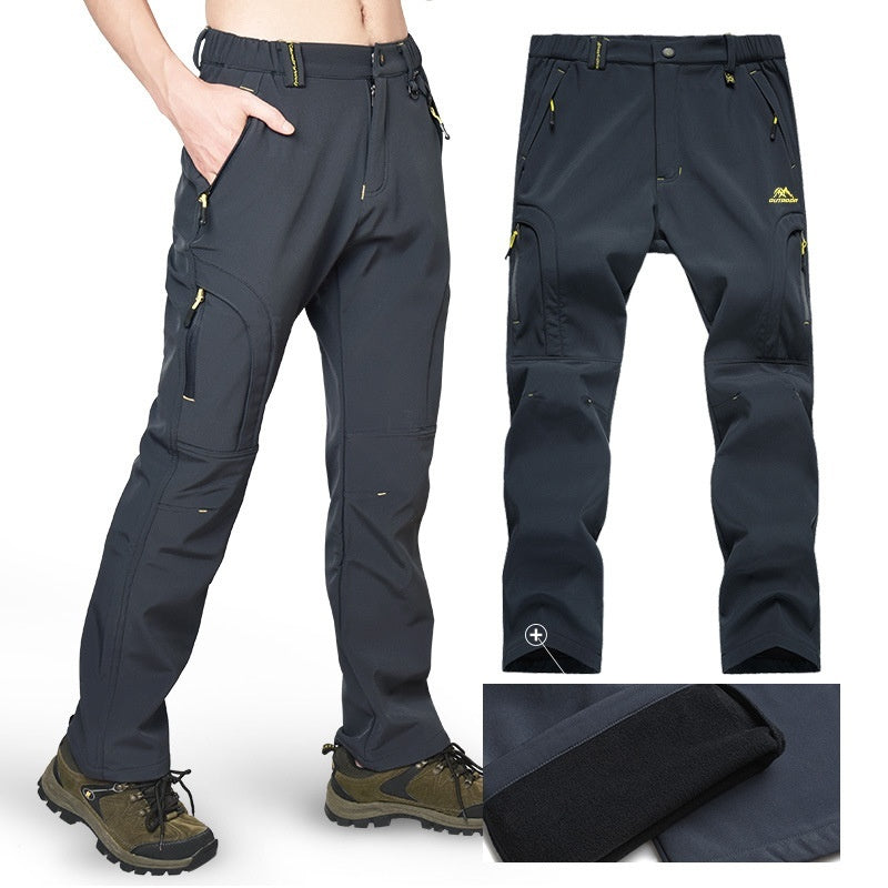 Women's Waterproof Warm And Loose Climbing Pants
