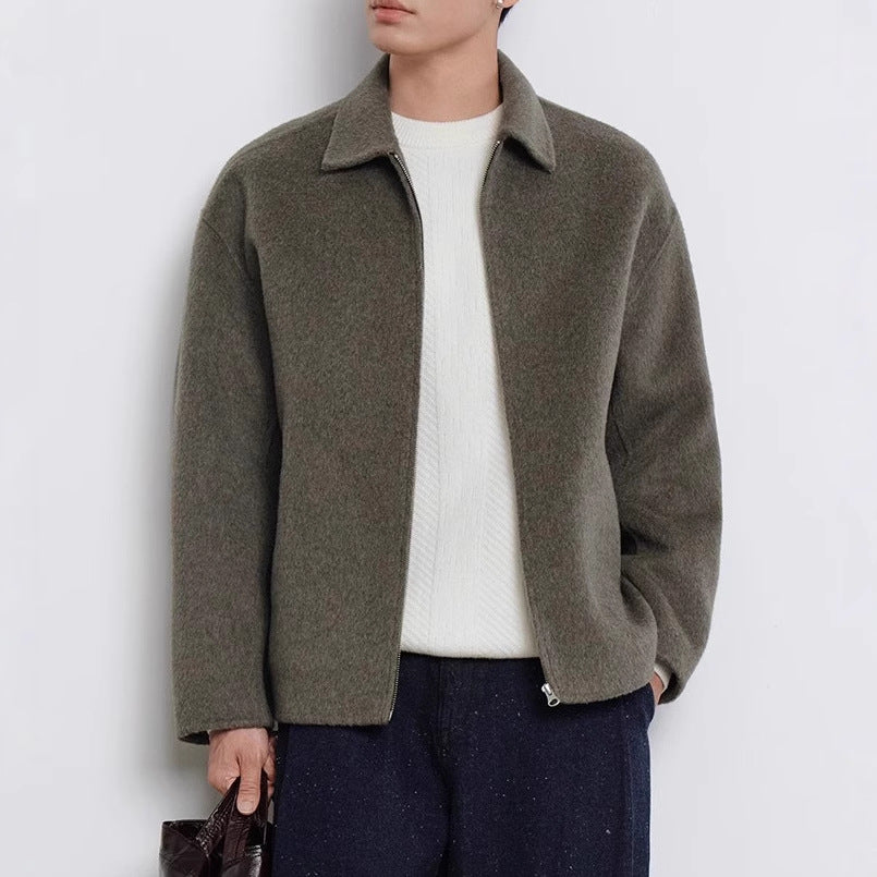 Double-sided Woolen Coat Men's 2025 Autumn And Winter