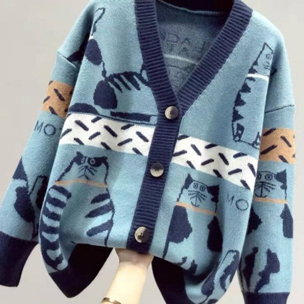 Women's SpringAutumn Sweater Cardigan Outerwear Extra-Thickness
