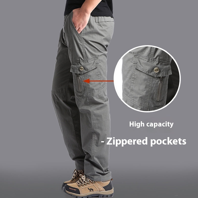 Loose Straight Casual Men's Summer Overalls