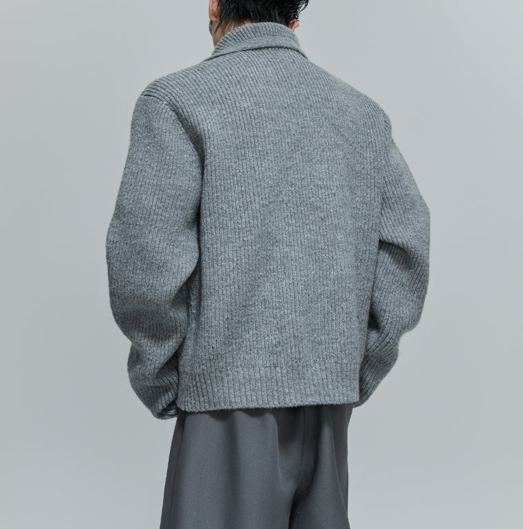 Niche Liquid Metal Design High Street Sense Padded Shoulder Coat Men And Women Short Lapel Ruan Shuai Loose Jacket Fashion Brand