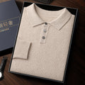 Men's Solid Color Soft Glutinous Cashmere Sweater Simple Pullover Loose