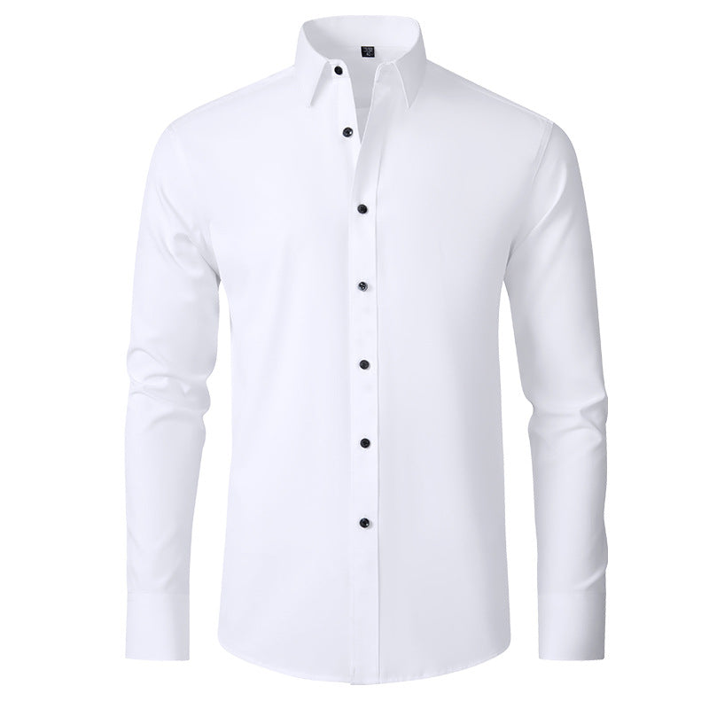 Full Elastic Force Shirt Men's Shirt Non-ironing Anti-wrinkle