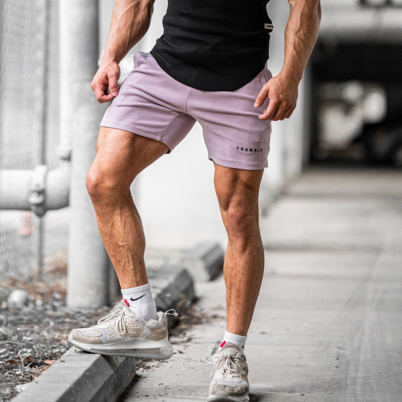 Fitness Casual Sports Running Cotton Split American Basketball Shorts