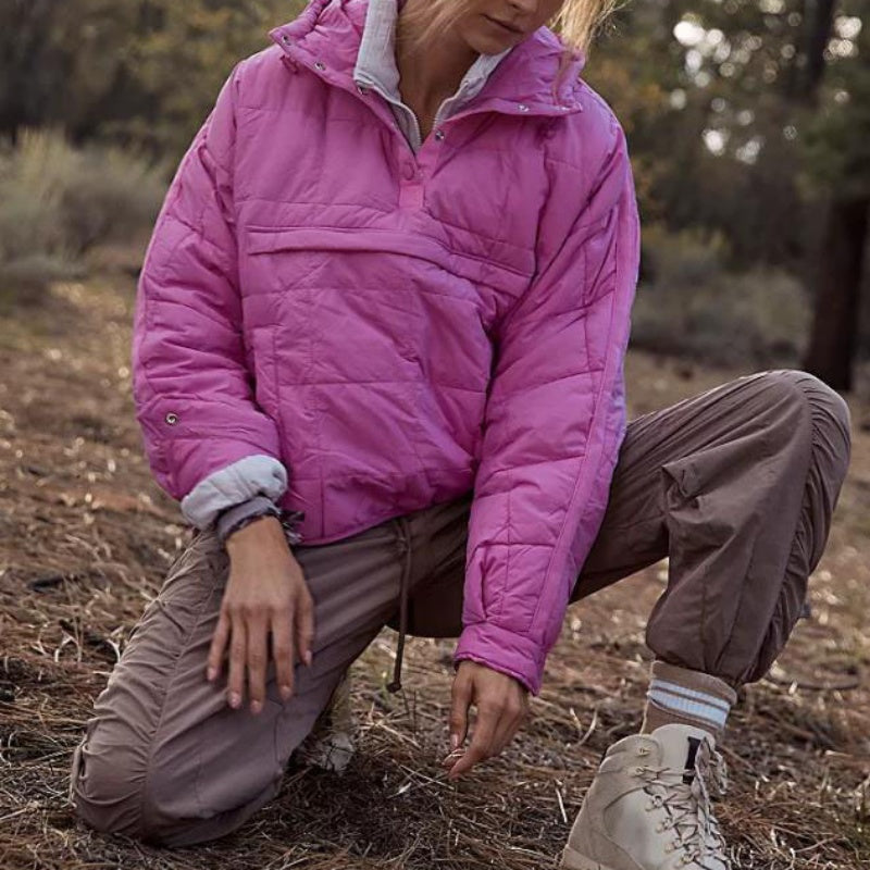 Hooded Cotton Coat Jacket Women