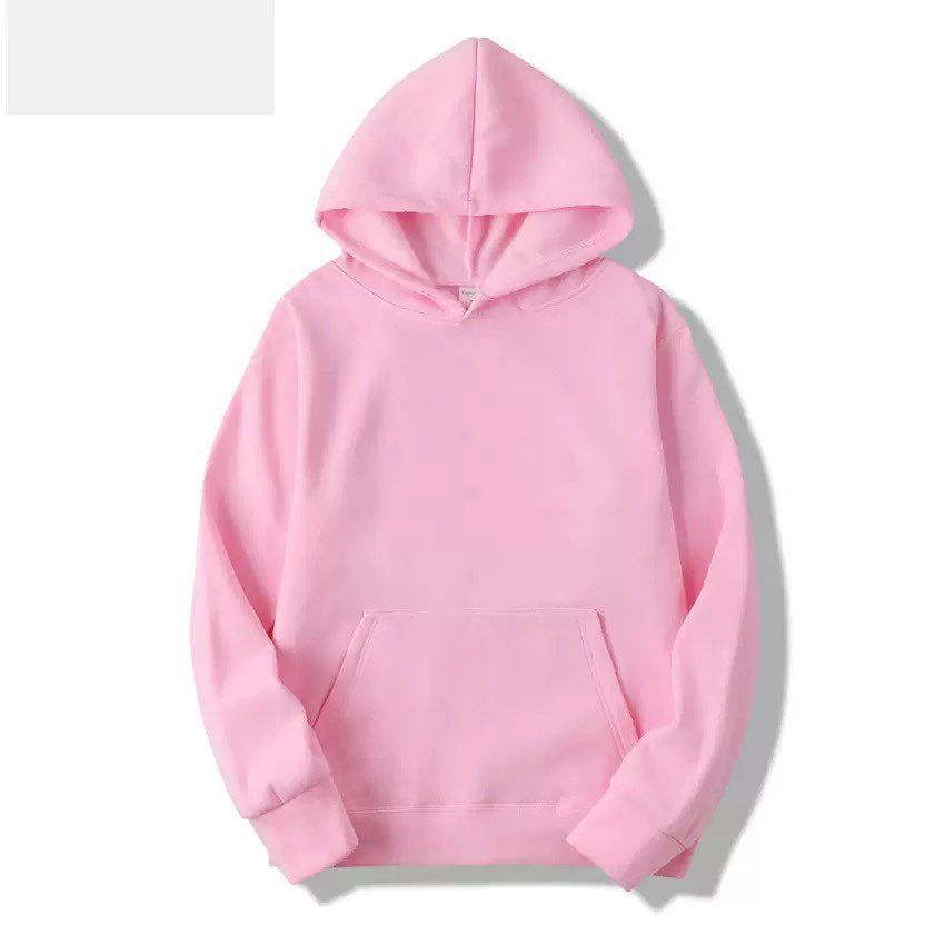 AutumnWinter Fleece Solid-Color Hoodie Same Style As Loose-Fit Casual Sports Hoodie For Couples