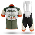 Road And Mountain Bike Cycling Jersey Short-sleeve Set With Back