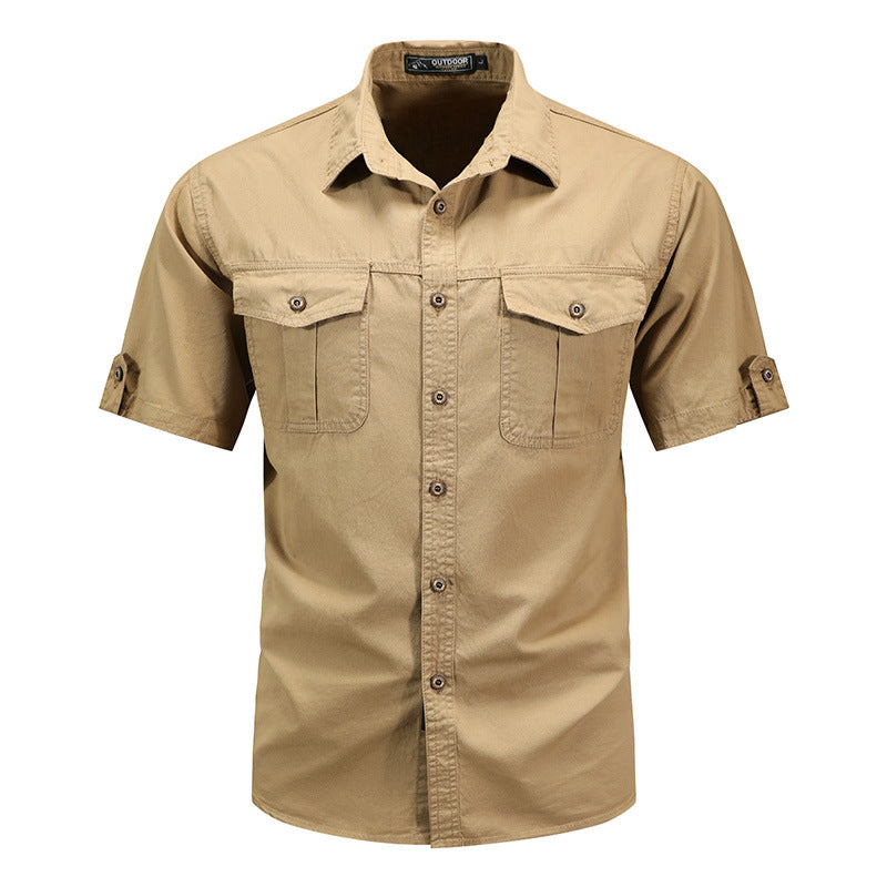 Men Short Sleeve High-end Shirt