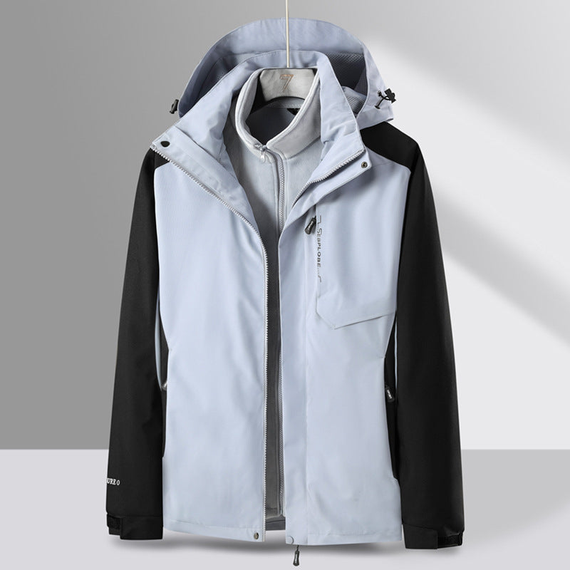 Three-in-one Men's Assault Couple Fleece Padded Coat