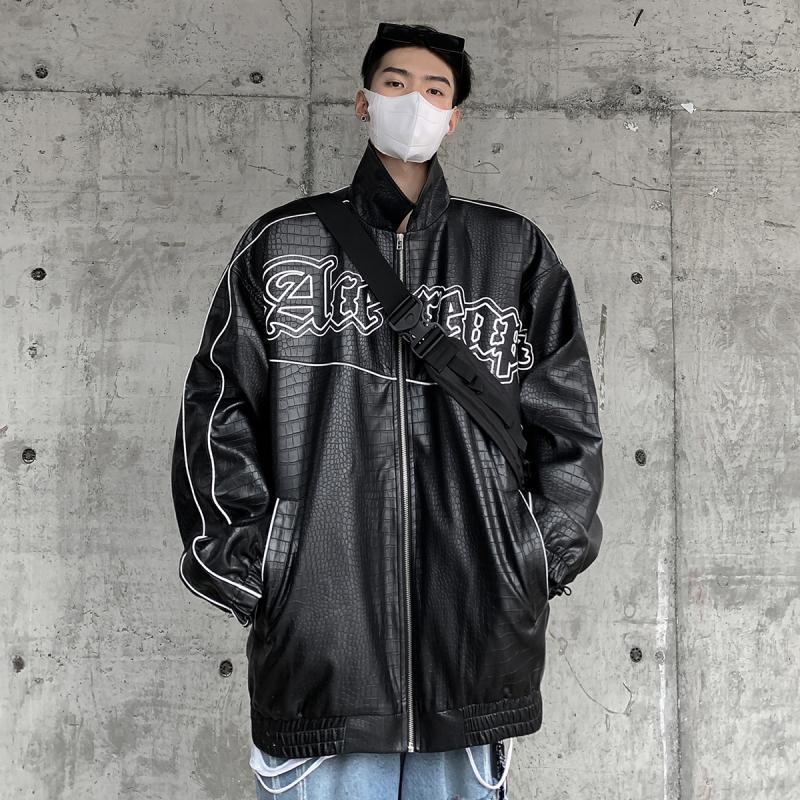 High Street Locomotive PU Snake Skin Pattern Overalls