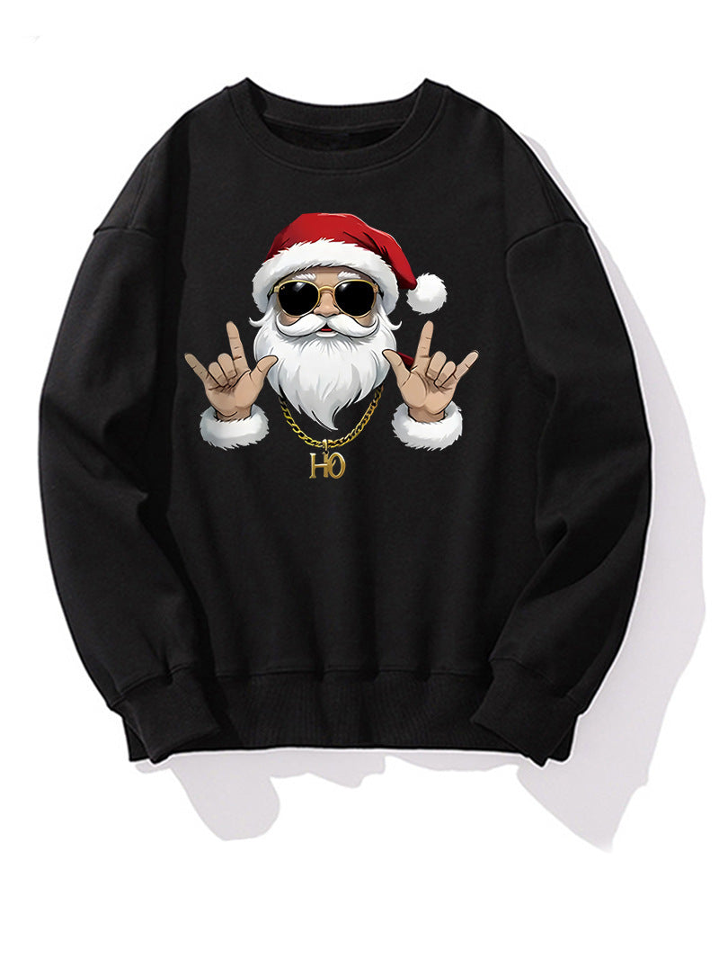 Men's Printed Long-sleeve Casual Top