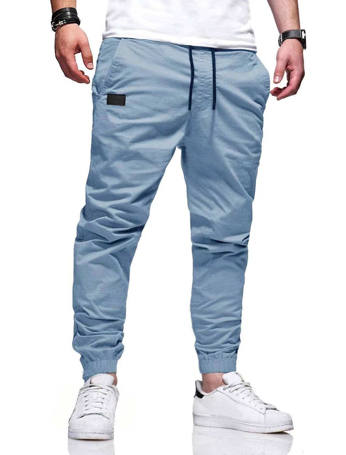 Four Seasons Straight-leg Pants Men's Casual Sports Cotton