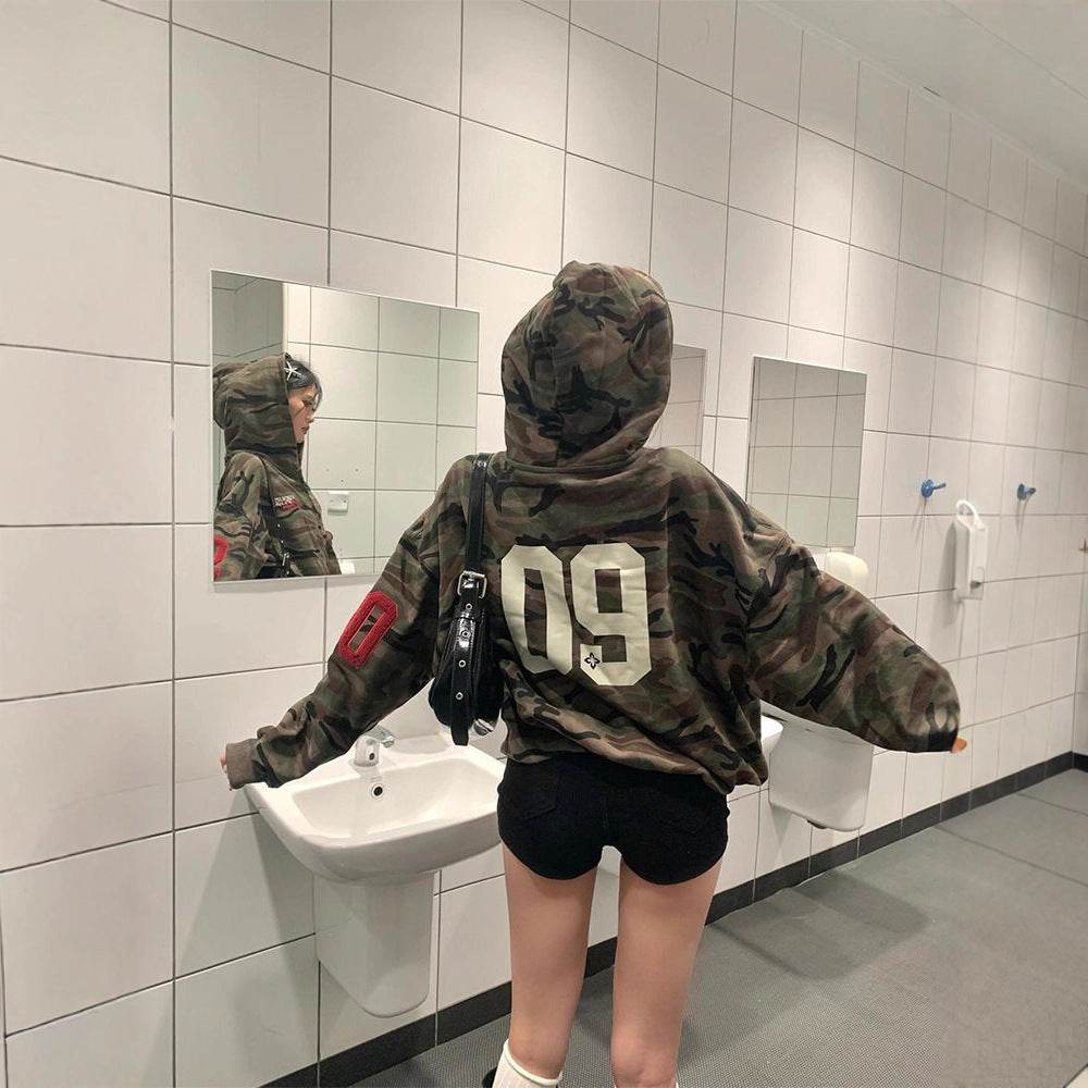 Women's Embroidered Hoodie Design Letters