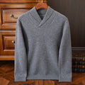 Men's Casual Fashion Collar Wool Pullover Sweater