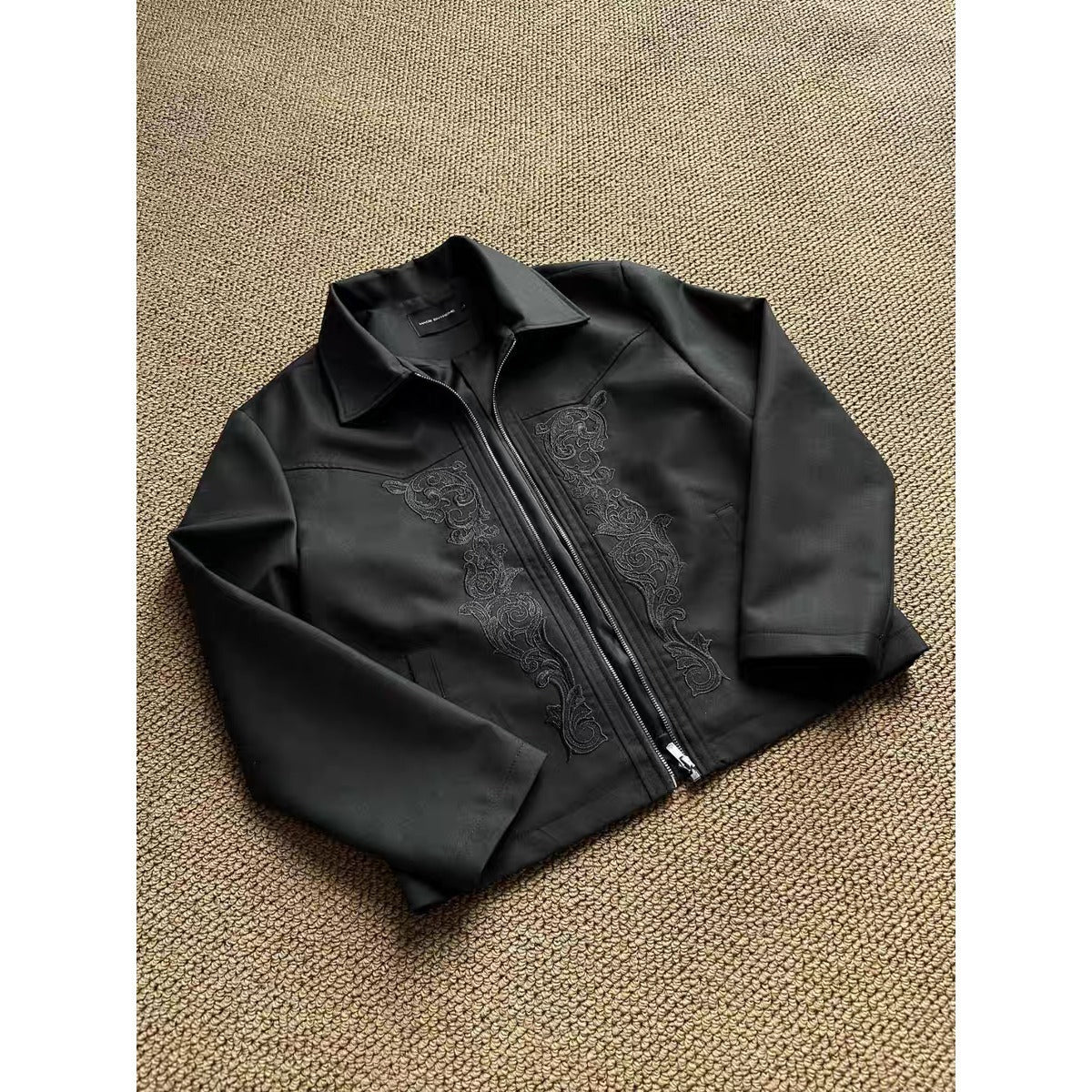 Embroidered Casual Jacket For Men