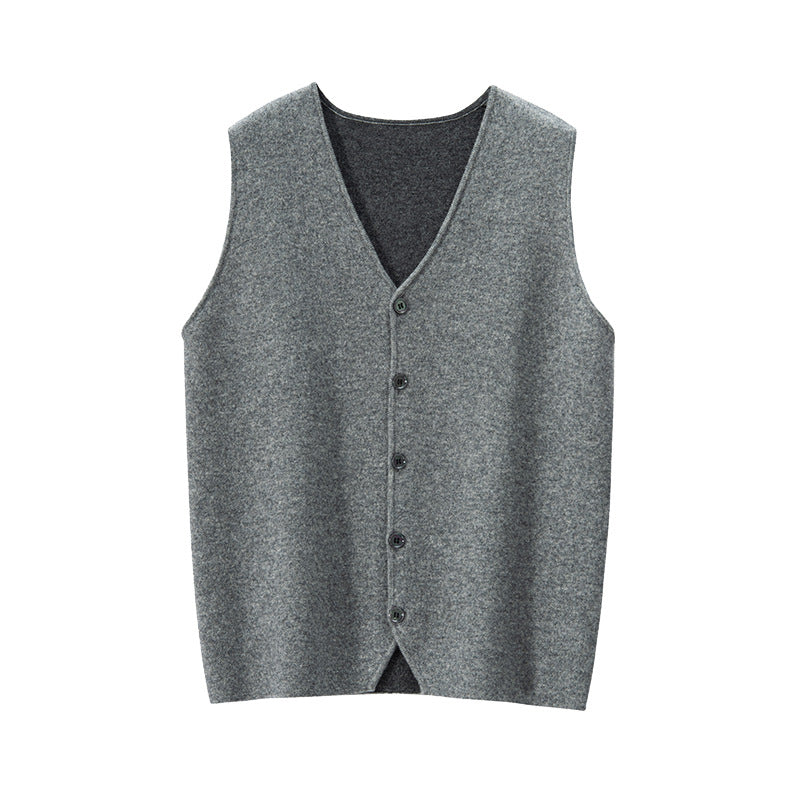 Men's V-neck Vest Premium Casual Knit Vest