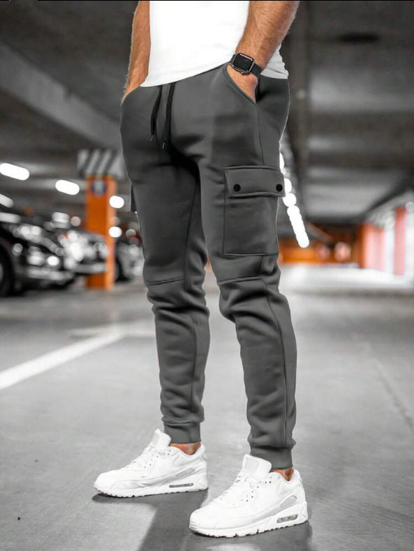 Multi-pocket Men's Casual Fitness Trousers Sports Overalls