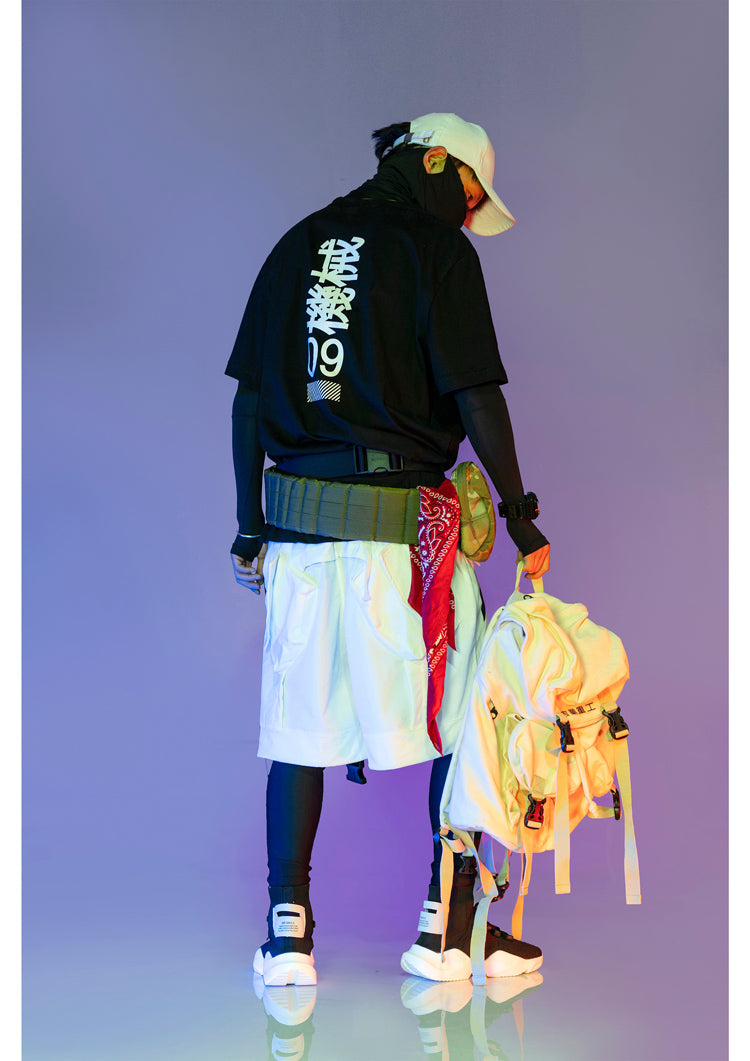 Functional Wind Casual All-match Loose Five-point Pants