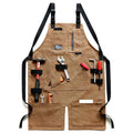 Durable And Waterproof Canvas Men's Gardening Apron-style Work Pants
