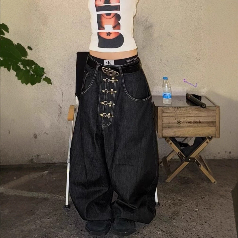 Retro Casual Frayed Jeans For Men