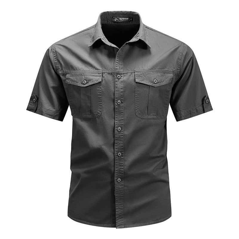 Men Short Sleeve High-end Shirt