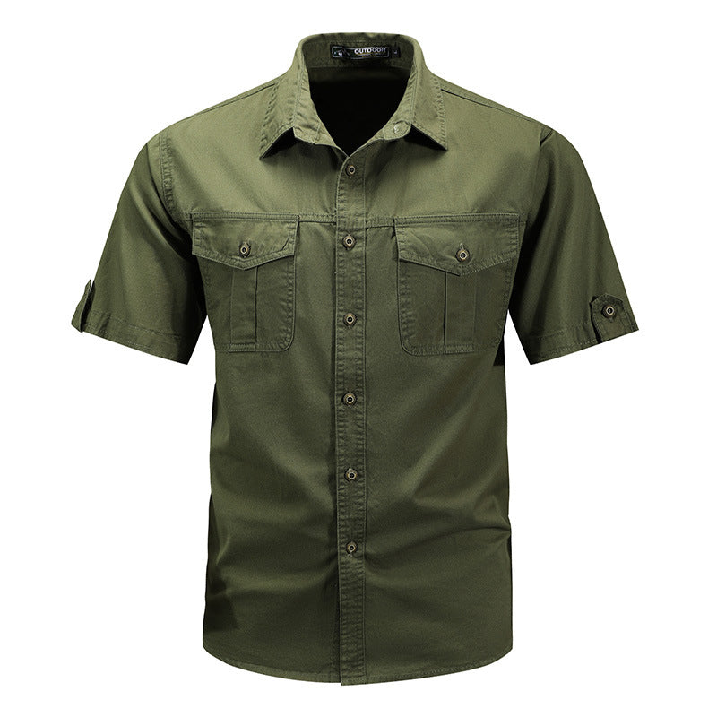 Men Short Sleeve High-end Shirt