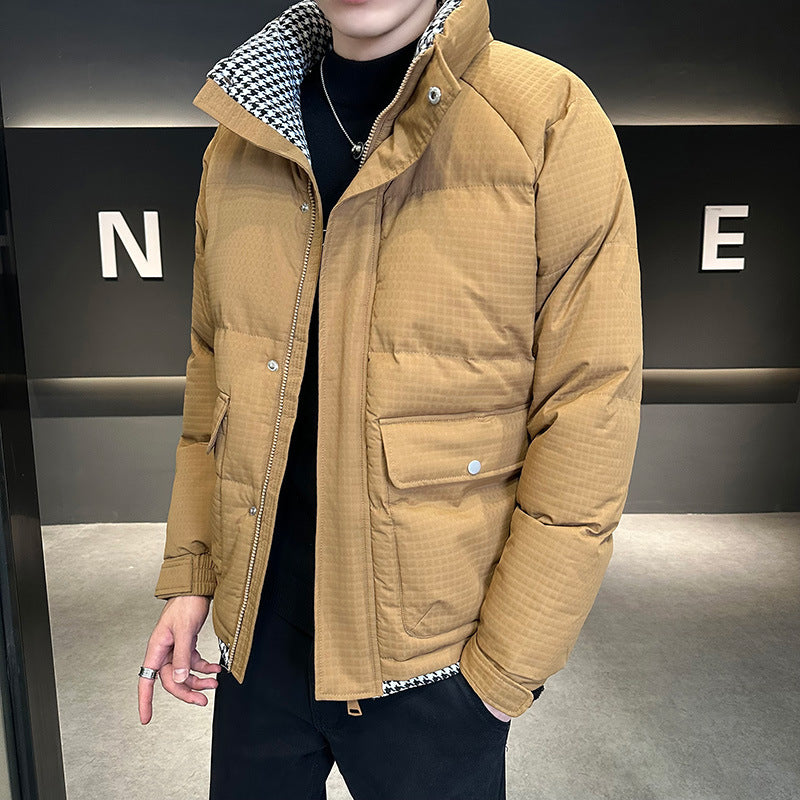 Cotton Jacket Thickening Stand Collar Bread Coat Leisure Warm