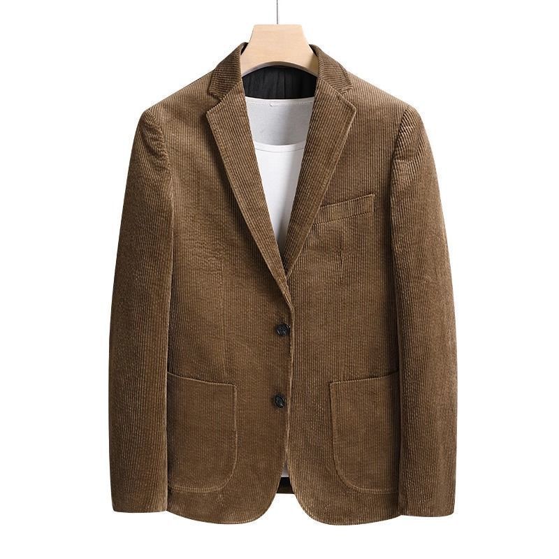 Thickened Corduroy Suit Men's Casual Warm Jacket