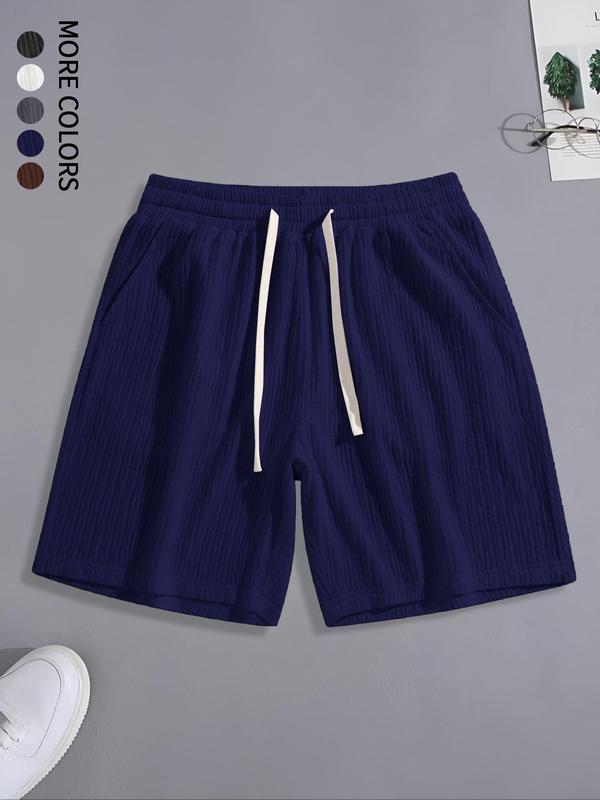 Men's solid color shorts Pajamas Loungewear