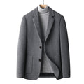 Autumn And Winter Solid Color Short Wool Woolen Men's Suit