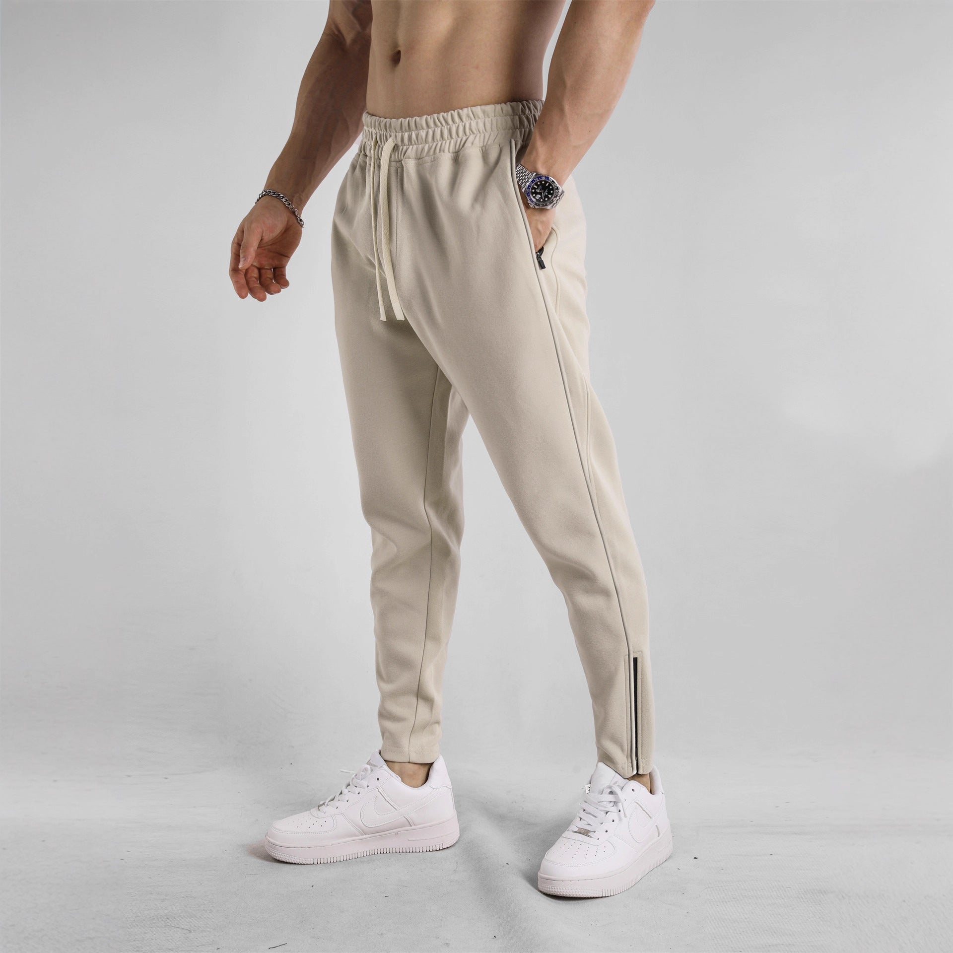 Spring And Autumn Cotton Outdoor Workout Pants Men