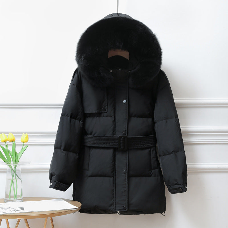 Women's Short Down Jacket Loose Waist Thickened