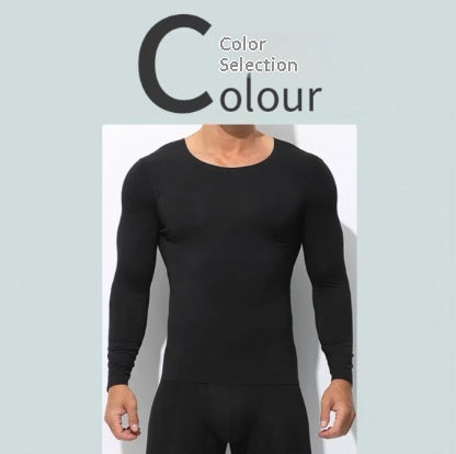 Men's Thermal Underwear Thin Top And Pants Set