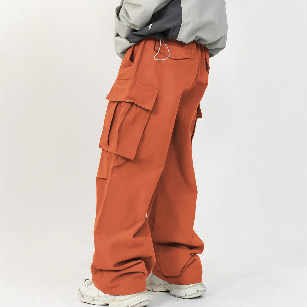 Casual Loose Three-dimensional Pocket Fried Street Overalls