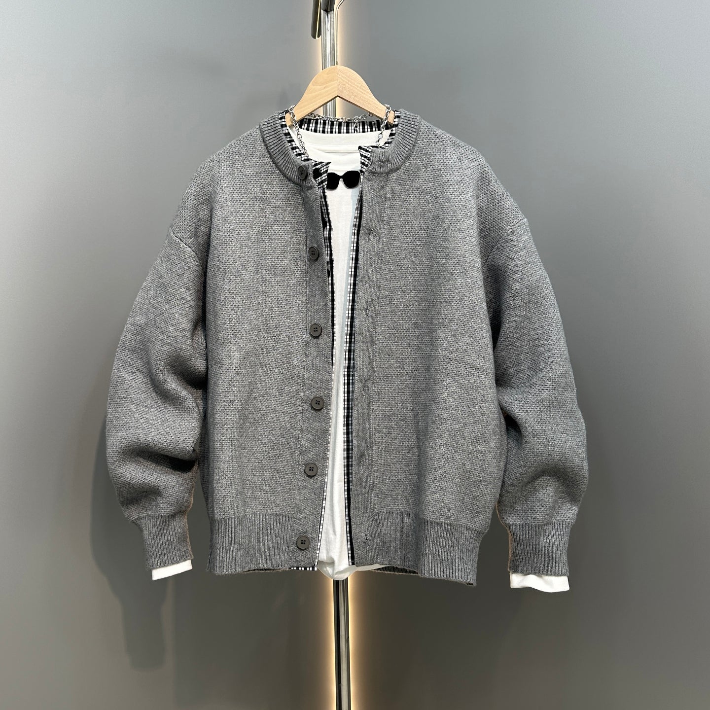 Men's Coat Light Luxury British Slim Sweater