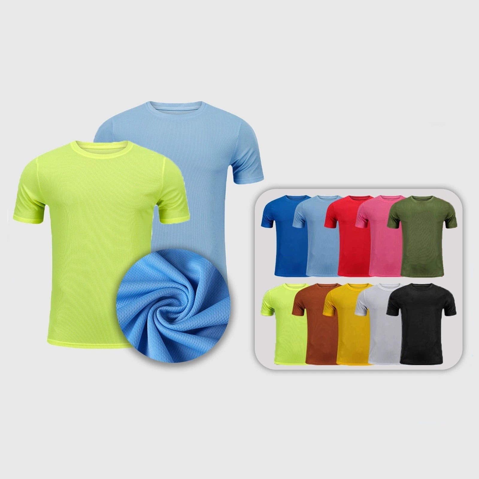 Mesh Quick-dry T-shirt For Marathons And Workwear