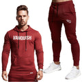 Men's Fashionable Running Fitness Long Sleeve Suit