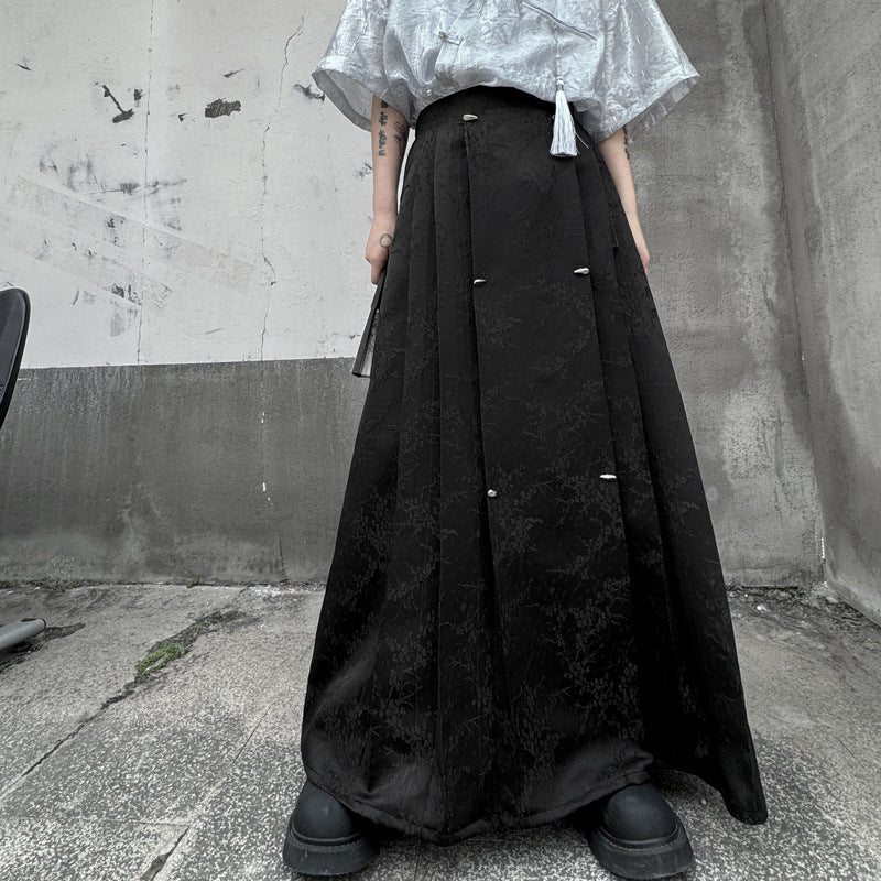 Hanfu Jacquard Horse-face Skirt Long Skirt