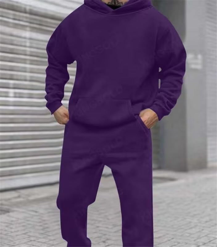 Fleece Fashion Casual Loose Long Sleeve Hoodie Set