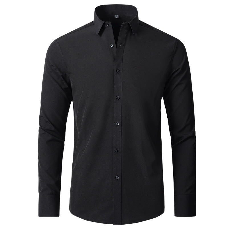 Full Elastic Force Shirt Men's Shirt Non-ironing Anti-wrinkle