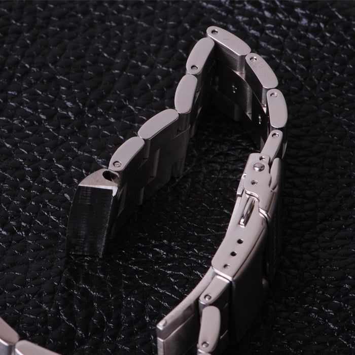 Hemid 6105 Abalone Stainless Steel Solid Flat Strap