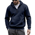 Men's Casual Sports Commuter Fleece Hooded Zip