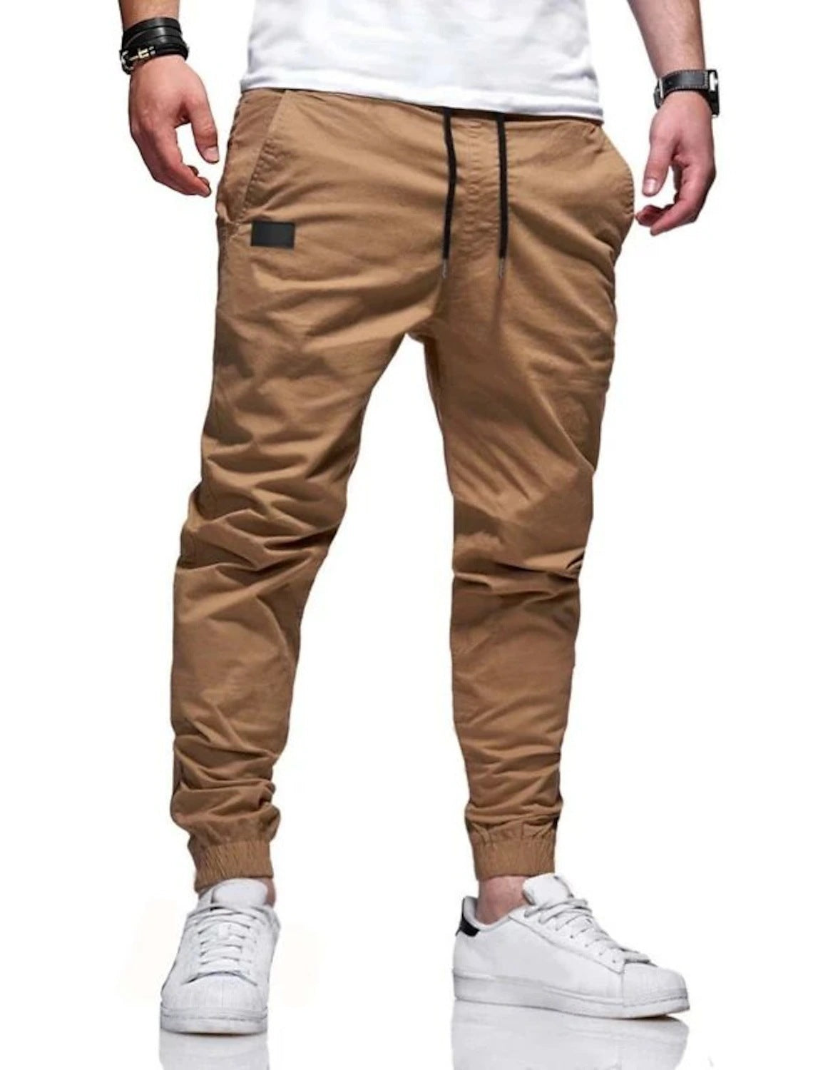 Four Seasons Straight-leg Pants Men's Casual Sports Cotton