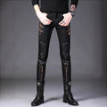 Slim-fit Casual Four-season Black Straight-leg Slim Youth Pants