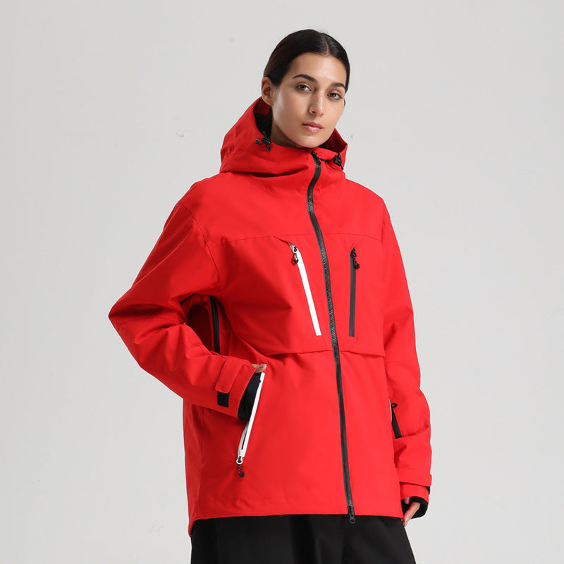 Waterproof Padded Breathable Loose Ski Coat