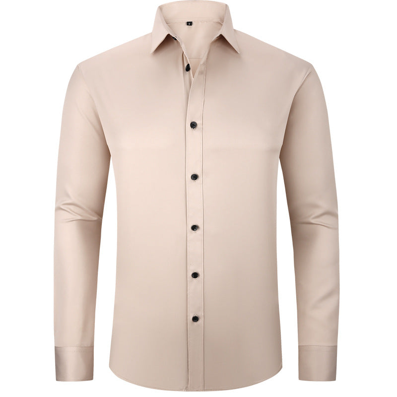 Full Elastic Force Shirt Men's Shirt Non-ironing Anti-wrinkle