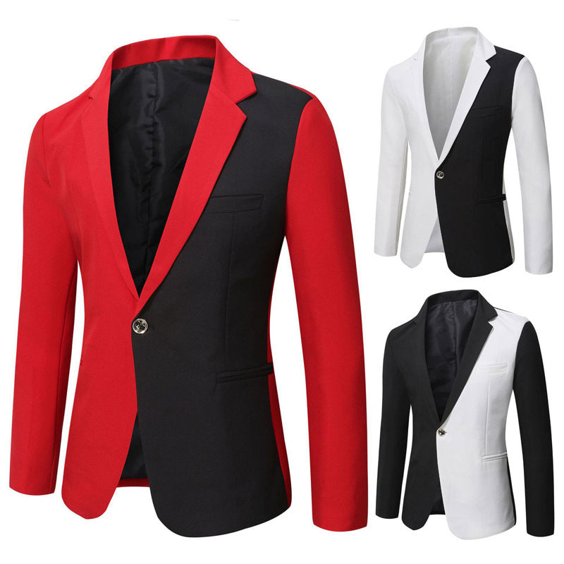Men's Special Multicolor Slim-fit Suit Jacket