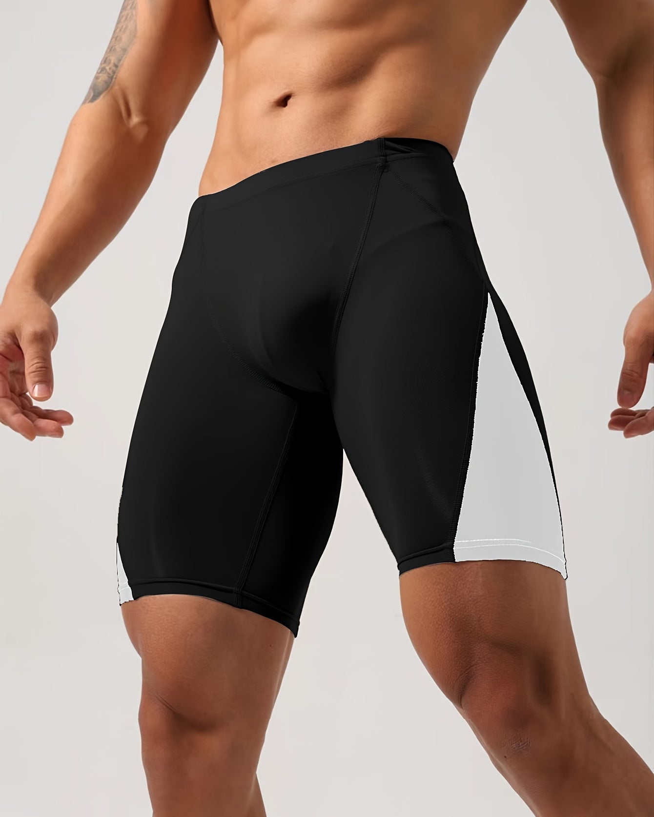 Men's High Elastic Quick-Dry Anti-Chafing Shorts For Fitness Running Training Tight Shorts